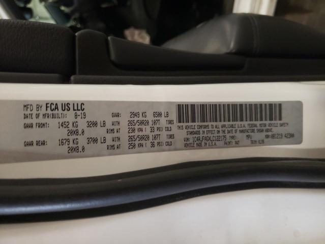 2020 JEEP GRAND CHER - 1C4RJFAGXLC122175