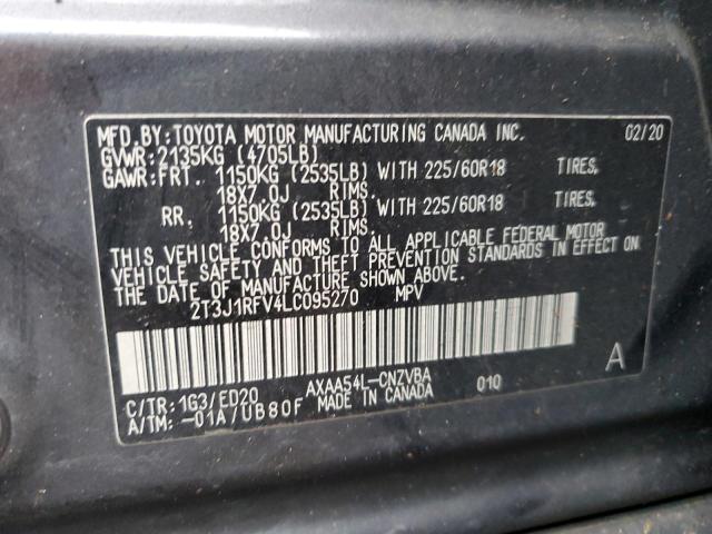2020 TOYOTA RAV4 ADVEN - 2T3J1RFV4LC095270