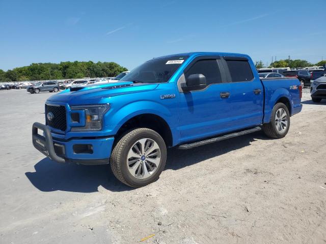 FORD F150 SUPER 2019 blue  gas 1FTEW1CP5KFA08064 photo #1