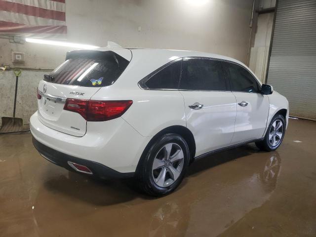 ACURA MDX 2016 white  gas 5FRYD4H24GB030598 photo #4