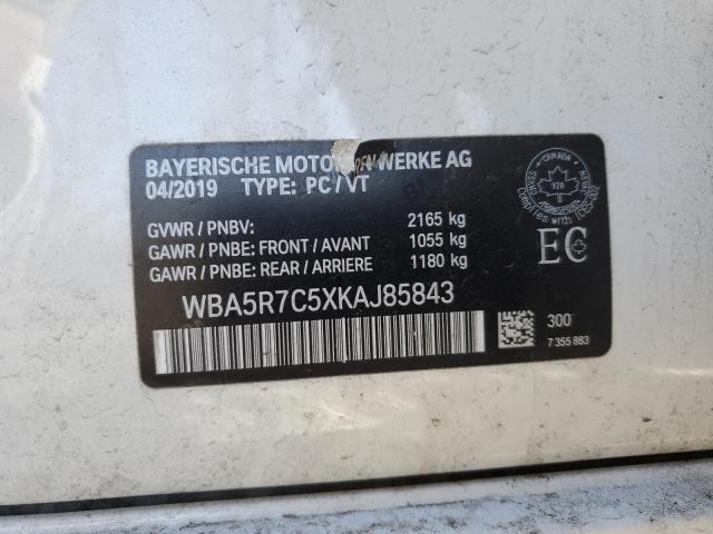 2019 BMW 330XI - WBA5R7C5XKAJ85843