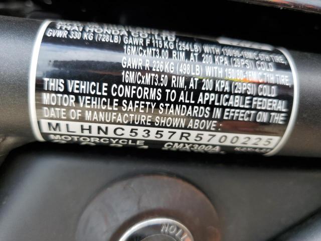 2024 HONDA CMX300 A MLHNC5357R5700225