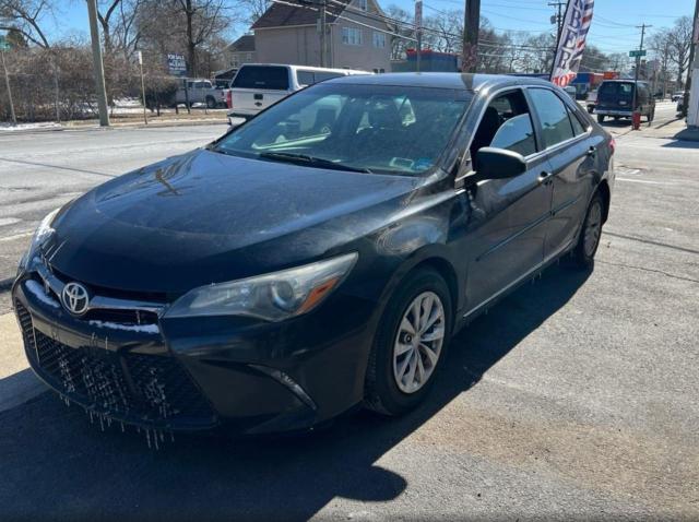 TOYOTA CAMRY LE 2017 black sedan 4d gas 4T1BF1FK0HU340173 photo #3