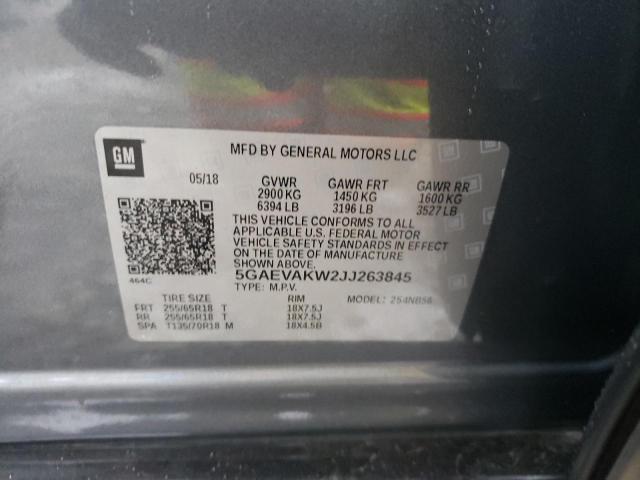 2018 BUICK ENCLAVE ES 5GAEVAKW2JJ263845