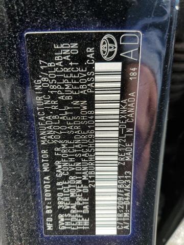 2017 TOYOTA COROLLA L - 2T1BURHE5HC961048