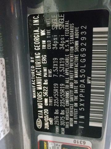 2020 KIA SORENTO EX - 5XYPHDA50LG692932