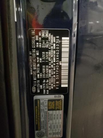 2017 KIA SORENTO EX - 5XYPHDA5XHG203718