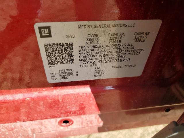 2021 CADILLAC XT4 PREMIU - 1GYFZDR43MF016770
