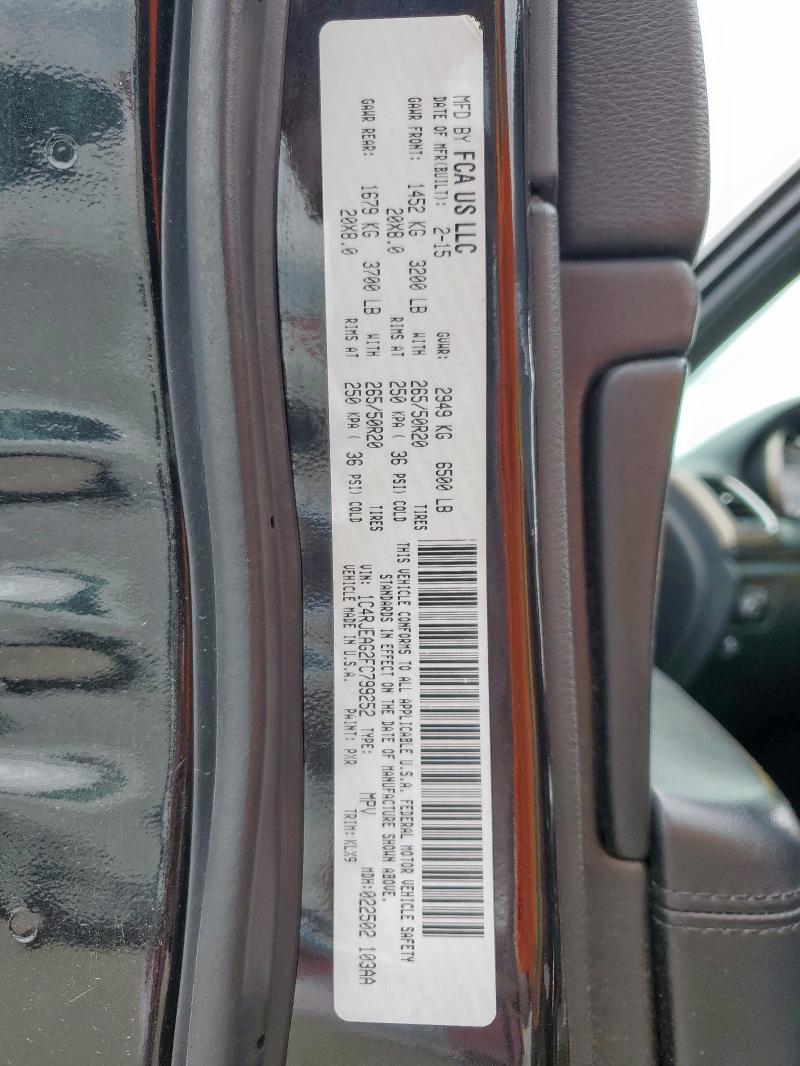 2015 JEEP GRAND CHER - 1C4RJEAG2FC799252