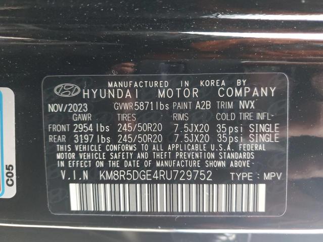 2024 HYUNDAI PALISADE L - KM8R5DGE4RU729752