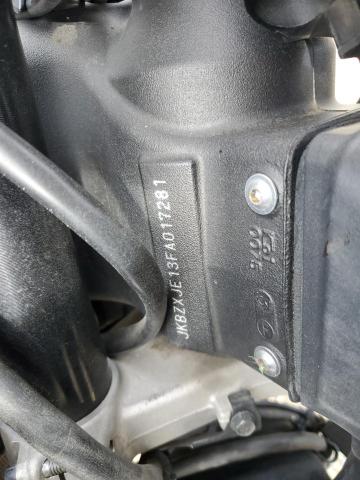 2015 KAWASAKI ZX636 E JKBZXJE13FA017281