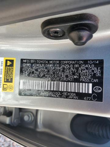 2015 LEXUS ES 300H JTHBW1GGXF2082931
