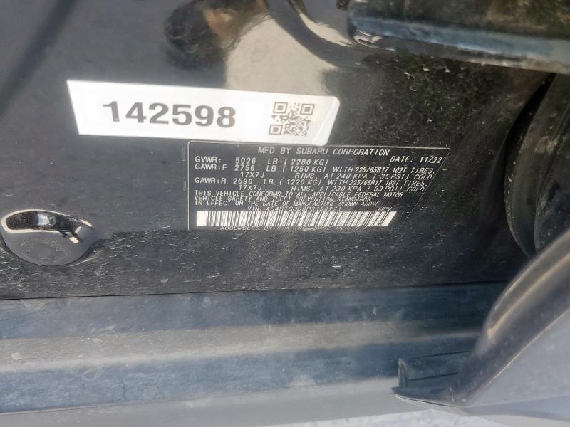 2023 SUBARU OUTBACK WI 4S4BTGUD8P3150271