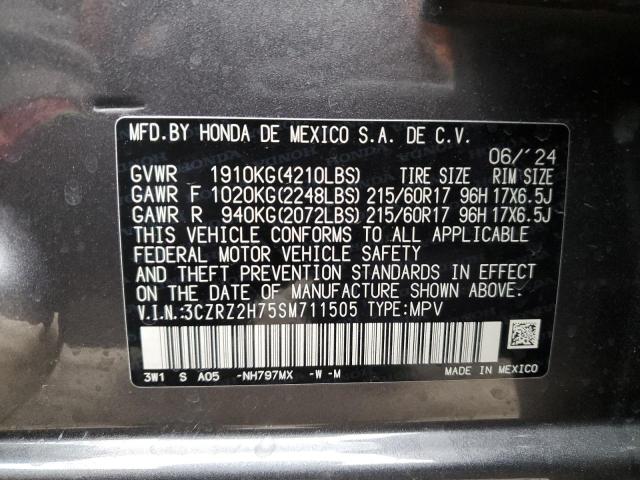 2025 HONDA HR-V EXL - 3CZRZ2H75SM711505