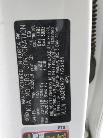 2015 KIA SOUL - KNDJN2A22F7226784