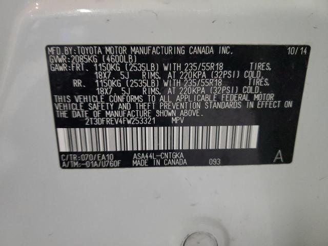 2015 TOYOTA RAV4 LIMIT - 2T3DFREV4FW253321