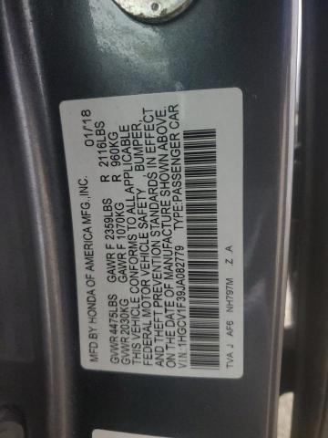 2018 HONDA ACCORD SPO - 1HGCV1F39JA082779