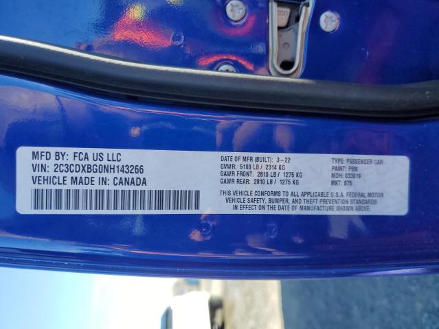 2022 DODGE CHARGER SX - 2C3CDXBG0NH143266