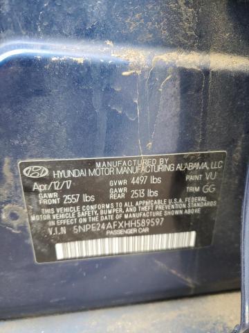 2017 HYUNDAI SONATA SE - 5NPE24AFXHH589597