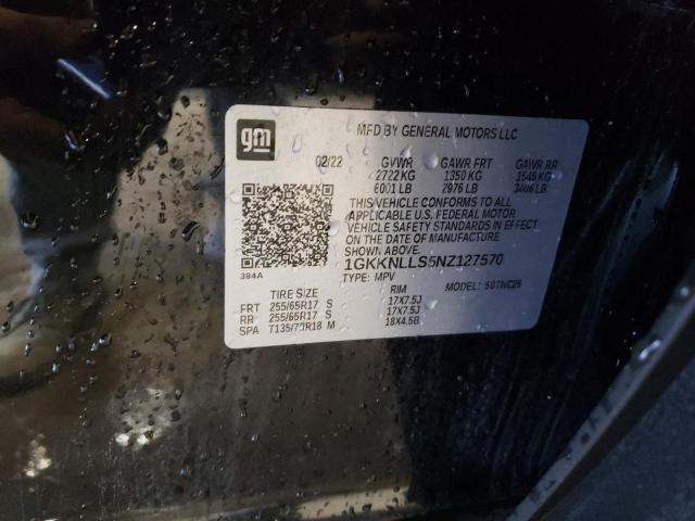2022 GMC ACADIA AT4 - 1GKKNLLS5NZ127570