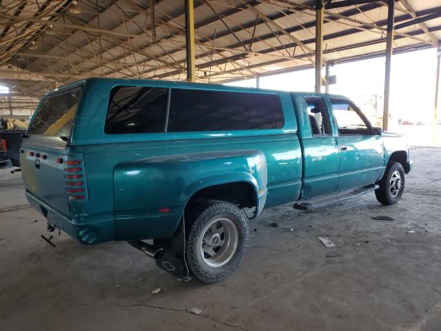 CHEVROLET GMT-400 C3 1993 teal  gas 2GCHC39N9P1111817 photo #4