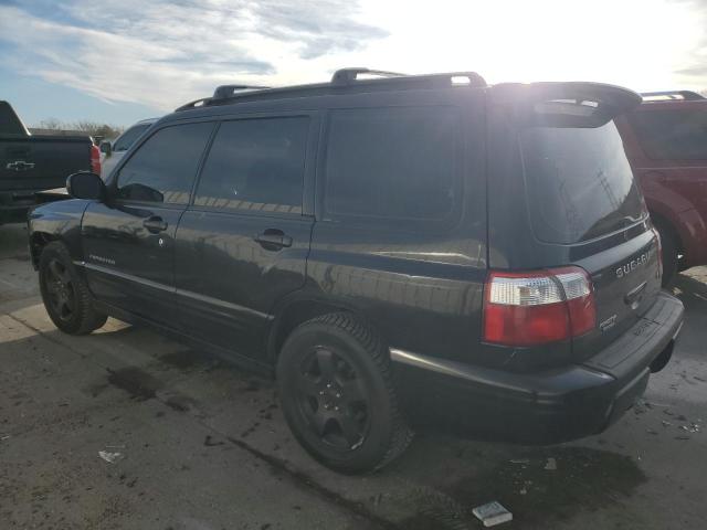 SUBARU FORESTER S 2001 black  gas JF1SF65661H715686 photo #3