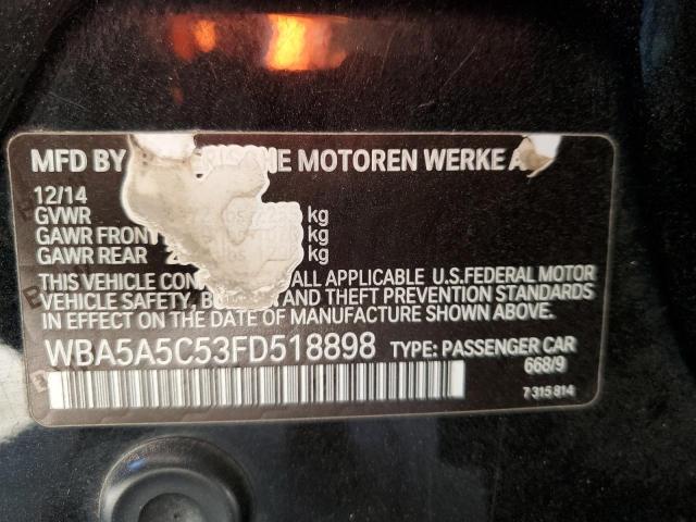 2015 BMW 528 I - WBA5A5C53FD518898