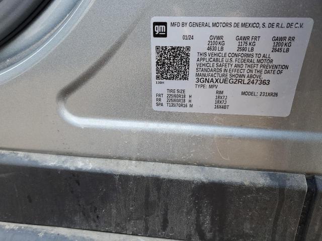 2024 CHEVROLET EQUINOX LT - 3GNAXUEG2RL247363