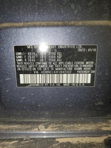 2015 SUBARU LEGACY 3.6 - 4S3BNEL64F3042332