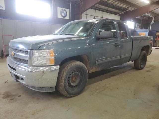 CHEVROLET SILVERADO 2013 blue 4dr ext flexible fuel 1GCRKSE77DZ267561 photo #1