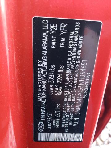 2022 HYUNDAI ELANTRA SE - 5NPLM4AG3NH054651