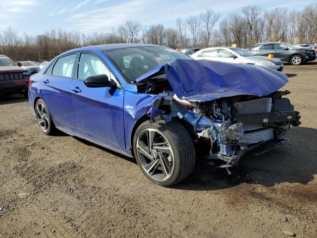 Vin: kmhlr4af6pu562450, lot: 49163715, hyundai elantra n line 20234