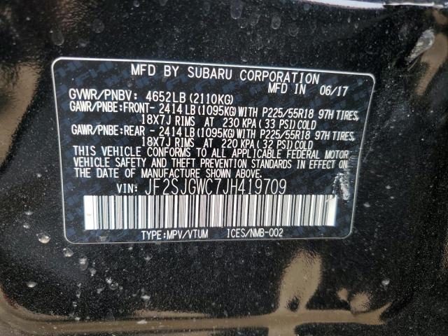 2018 SUBARU FORESTER 2 - JF2SJGWC7JH419709