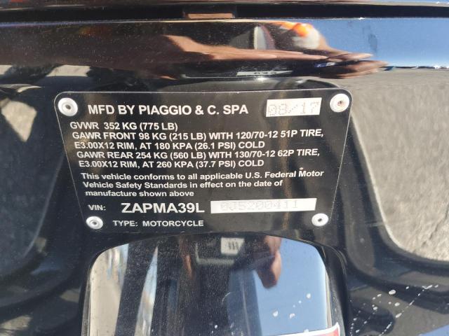2018 VESPA GTS 300 ZAPMA39L0J5200411