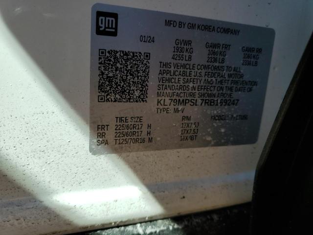 2024 CHEVROLET TRAILBLAZE - KL79MPSL7RB169247