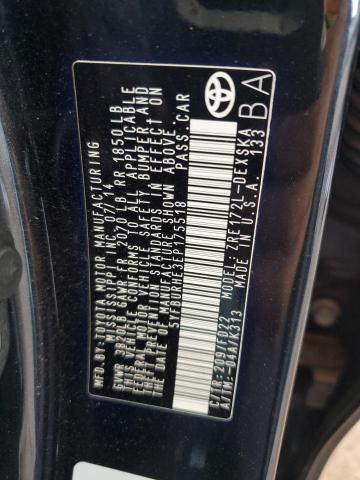 2014 TOYOTA COROLLA L - 5YFBURHE3EP175518
