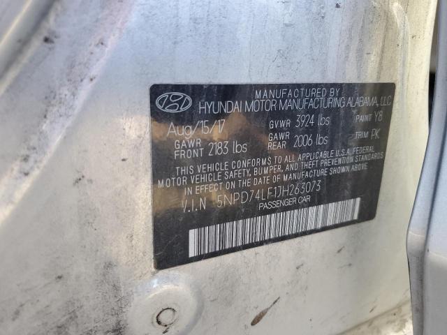 2018 HYUNDAI ELANTRA SE - 5NPD74LF1JH263073