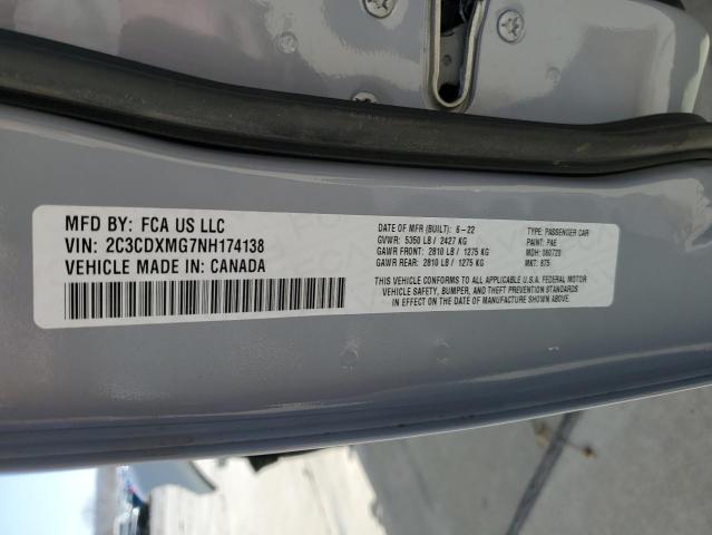 2022 DODGE CHARGER GT - 2C3CDXMG7NH174138