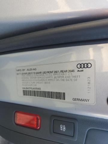 2018 AUDI S5 PREMIUM WAUB4CF55JA005463