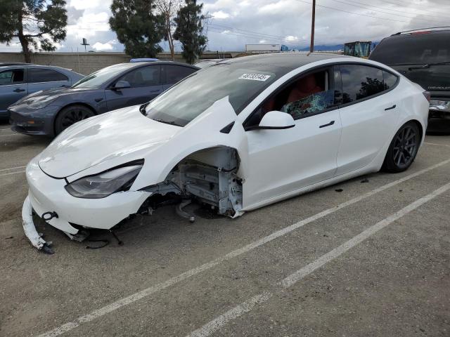 TESLA MODEL 3 2023 white  electric 5YJ3E1EAXPF574333 photo #1