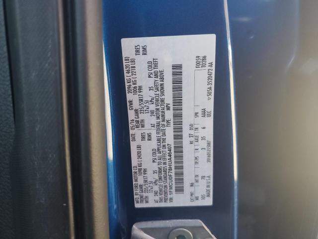 2017 FORD ESCAPE S - 1FMCU0F78HUA46407