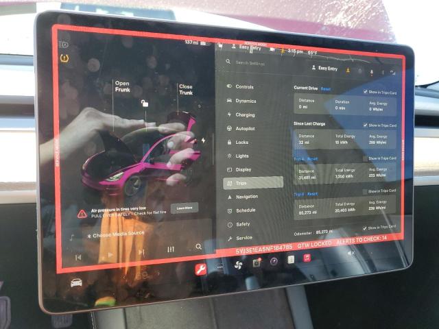 2022 TESLA MODEL 3 - 5YJ3E1EA5NF184785