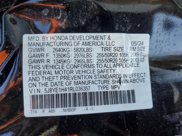 2024 ACURA MDX TECHNO 5J8YE1H41RL036357