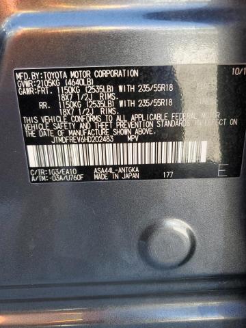 2017 TOYOTA RAV4 LIMIT - JTMDFREV6HD202483