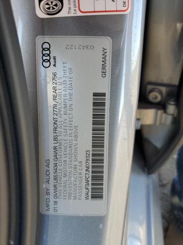 2018 AUDI A6 PREMIUM - WAUF3AFC7JN079323