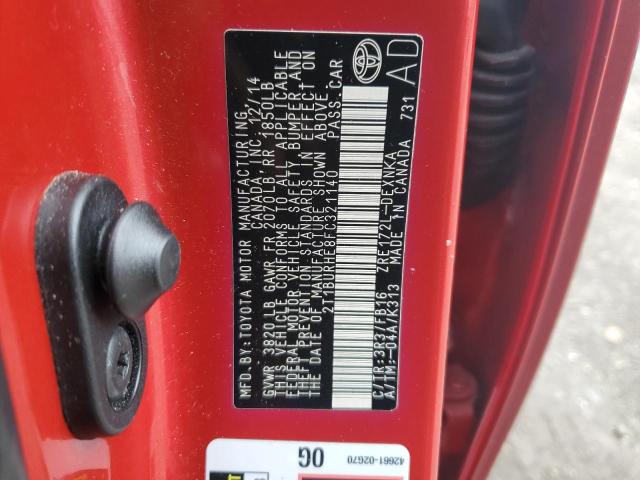 2015 TOYOTA COROLLA L - 2T1BURHE8FC321140