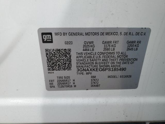 2023 CHEVROLET EQUINOX LT - 3GNAXKEG6PS185490