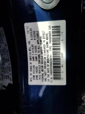 2016 HONDA ACCORD EXL - 1HGCR2F86GA086741