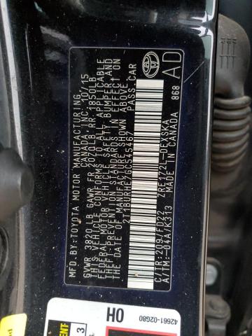 2016 TOYOTA COROLLA L - 2T1BURHE7GC545467