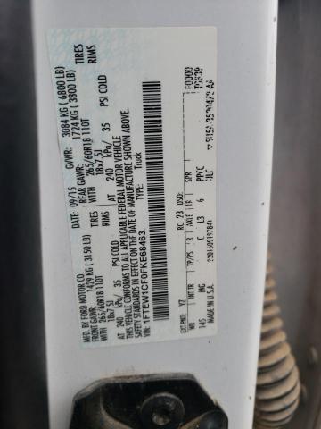 2015 FORD F150 SUPER - 1FTEW1CF0FKE68463
